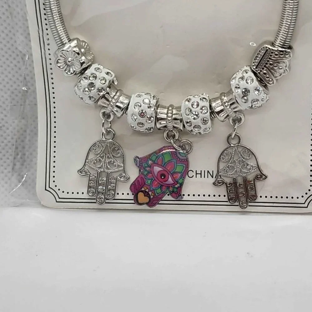 Brand New Three Hamsa Bracelet